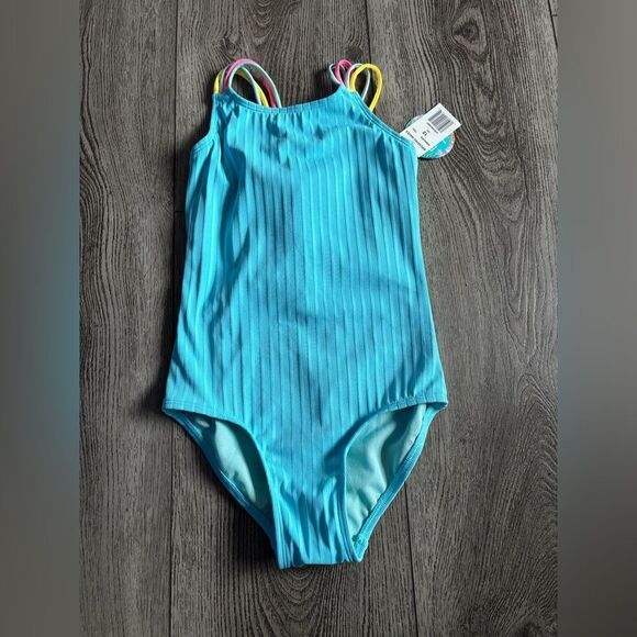 Breaking waves Kids Swimwear in Blue - Picture 1 of 6